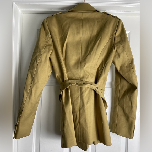 Michael Kors Collection~NWT~ Twill Silk-Lined~Military Jacket~Size 10~MSRP $1690 - Picture 5 of 13